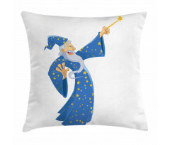 Old Man Abracadabra Pillow Cover