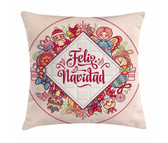 Feliz Navidad Christmas Pillow Cover