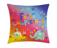 Feliz Cumpleanos Party Pillow Cover