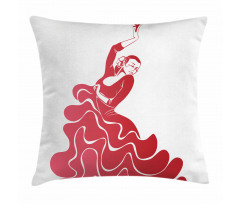 Flamenco Performance Pillow Cover