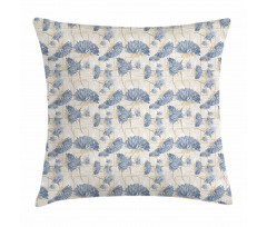 Soft Tones Shabby Ornate Pillow Cover