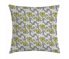 Chrysanthemum Style Pillow Cover