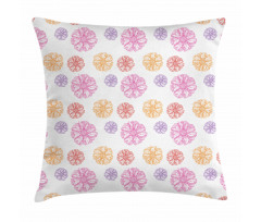 Colorful Garden Flowers Pillow Cover