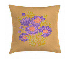 Bouquet of Fall Blossom Pillow Cover