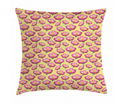 Cosmos Flowers Field Pillow Cover