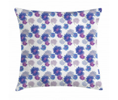 Blossoming Daisies Design Pillow Cover