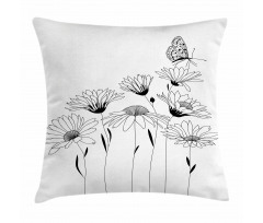 Sketch Fauna and Flora Pillow Cover