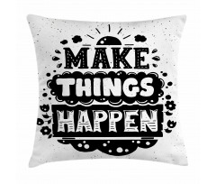Hipster Phrase Pillow Cover