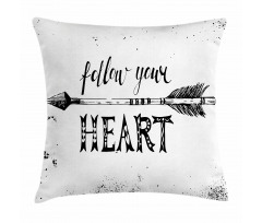 Follow Your Heart Pillow Cover