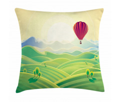 Peaceful Summer Field Pillow Cover