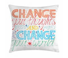 Inspirational Resilience Pillow Cover