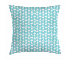 Waves and Whales Pillow Cover
