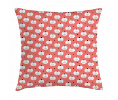 Felines Crowns and Hearts Pillow Cover