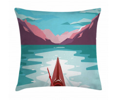 Kayak Adventure Pillow Cover