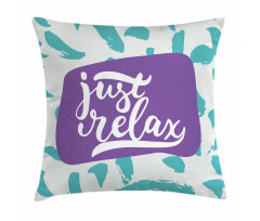 Calligraphic Message Pillow Cover