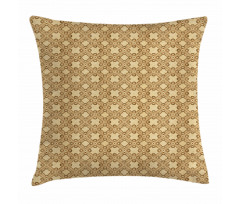 Diamond Shape Leaves Pillow Cover