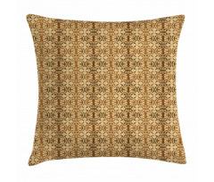 Geometric Oval Plant Pillow Cover