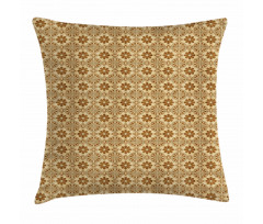 Oriental Geometric Flower Pillow Cover