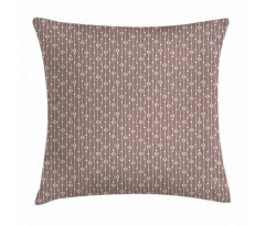 Coffee Beans and Stripes Pillow Cover