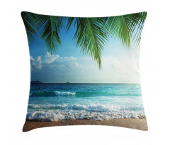 Palms Tropical Island Pillow Cover