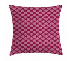 Victorian Flower Damask Pillow Cover