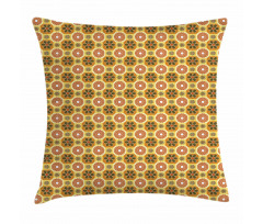 Abstract Floral Damask Pillow Cover