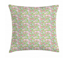 Flourishing Spring Blooms Pillow Cover