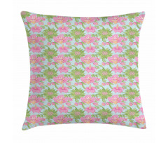 Tropical Hibiscus Blossom Pillow Cover
