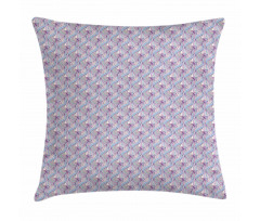 Pastel Tone Doodle Waves Pillow Cover