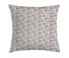 Boho Doodle Girls Hairstyles Pillow Cover