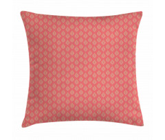 Vintage Style Ogee Motifs Pillow Cover