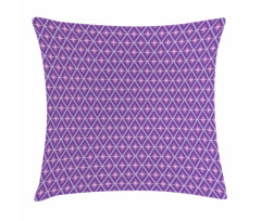 Diamond Shapes Lilac Pillow Cover