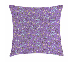 Retro Floral Spring Pillow Cover