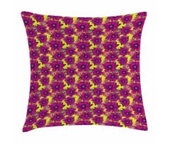 Contrast Pastel Petals Pillow Cover