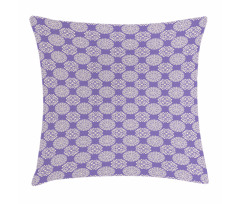 Round Ornamental Tiles Pillow Cover