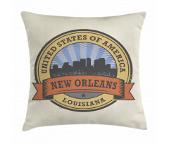 Louisiana City View Pillow Cover