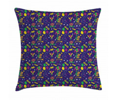 Fat Tuesday Jazz Pillow Cover