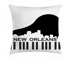 Piano Jazz Music Pillow Cover