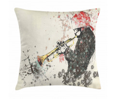 Trumpeter Flowers Pillow Cover