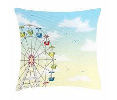 Colorful Cars Sky Pillow Cover