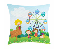 Doodle Kids Play Pillow Cover