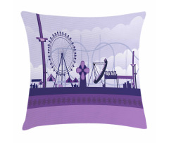 Park Fair Grounds Pillow Cover