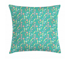 Exotic Birds Flowers Pillow Cover