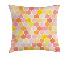 Hexagon Retro Pattern Pillow Cover