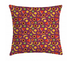 Healthy Summer Fruits Pillow Cover