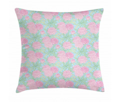 Fresh Petals Sprout Stems Pillow Cover