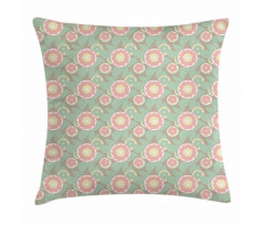 Abstract Lemon Slices Pillow Cover
