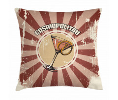 Cosmopolitan Retro Pillow Cover