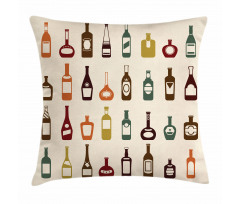 Alcoholic Strong Drinks Pillow Cover