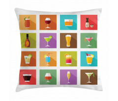 Graphic Square Tiles Pillow Cover